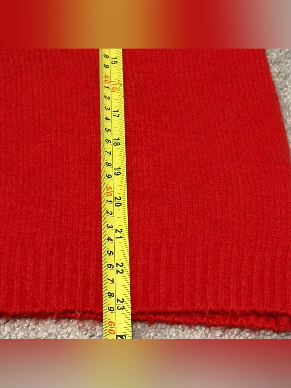 Cupcake And Cashmere Women’s Red Knit Tea Cup Heart Sweater Size Large
